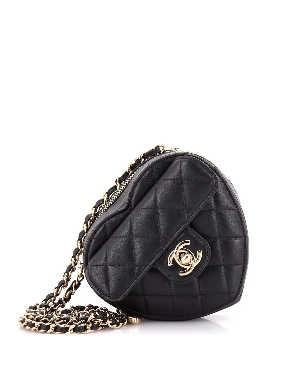 Chanel Cc In Love Heart Clutch With #307015C42B